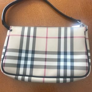 Burberry Vintage Nova Check Pochette Handbag